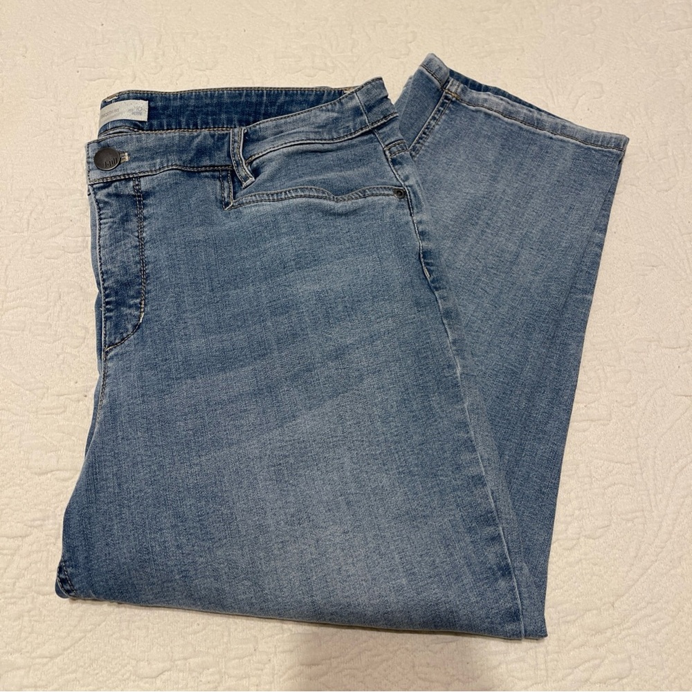 J. Jill Women's Size 16 Petite Authentic Fit Slim Ankle Denim Blue Jeans